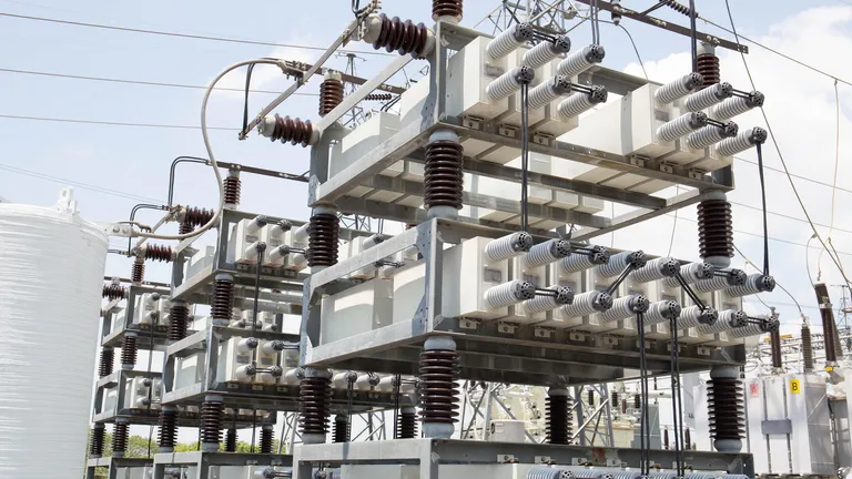 Outdoor high voltage power factor correction capacitors