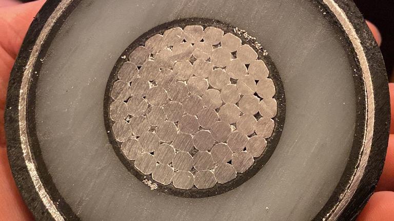 132kV 1,000mm Aluminium cable cross-section